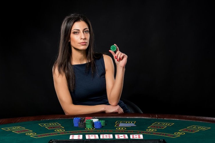 Tampilan permainan live roulette dengan statistik real-time